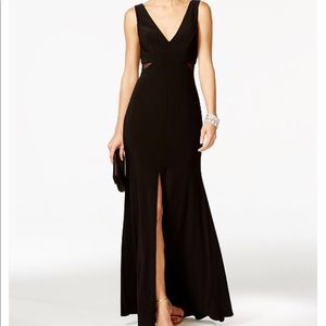 Black evening gown